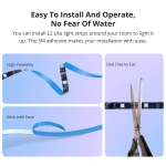 SONOFF L2 Lite 5 méteres okos WiFi LED szalag távirányítóval és appal