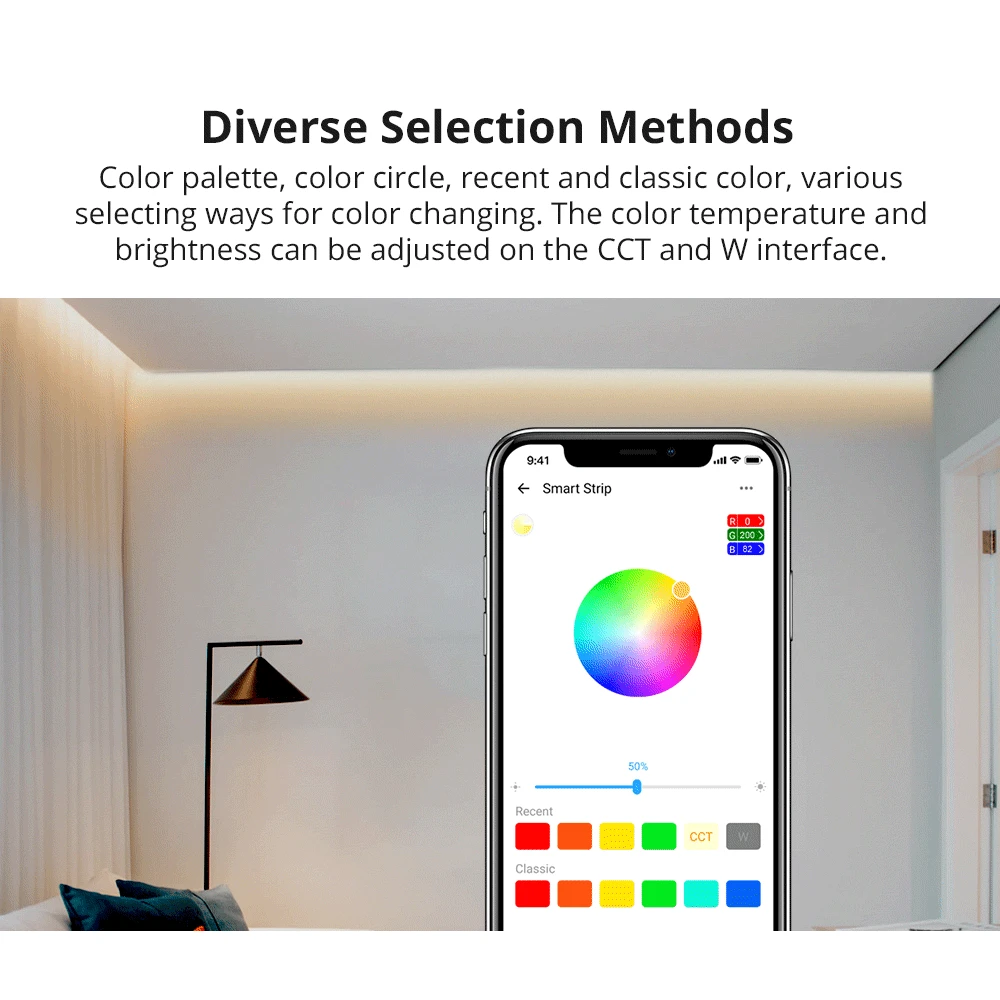 SONOFF L2 Lite 5 méteres okos WiFi LED szalag távirányítóval és appal
