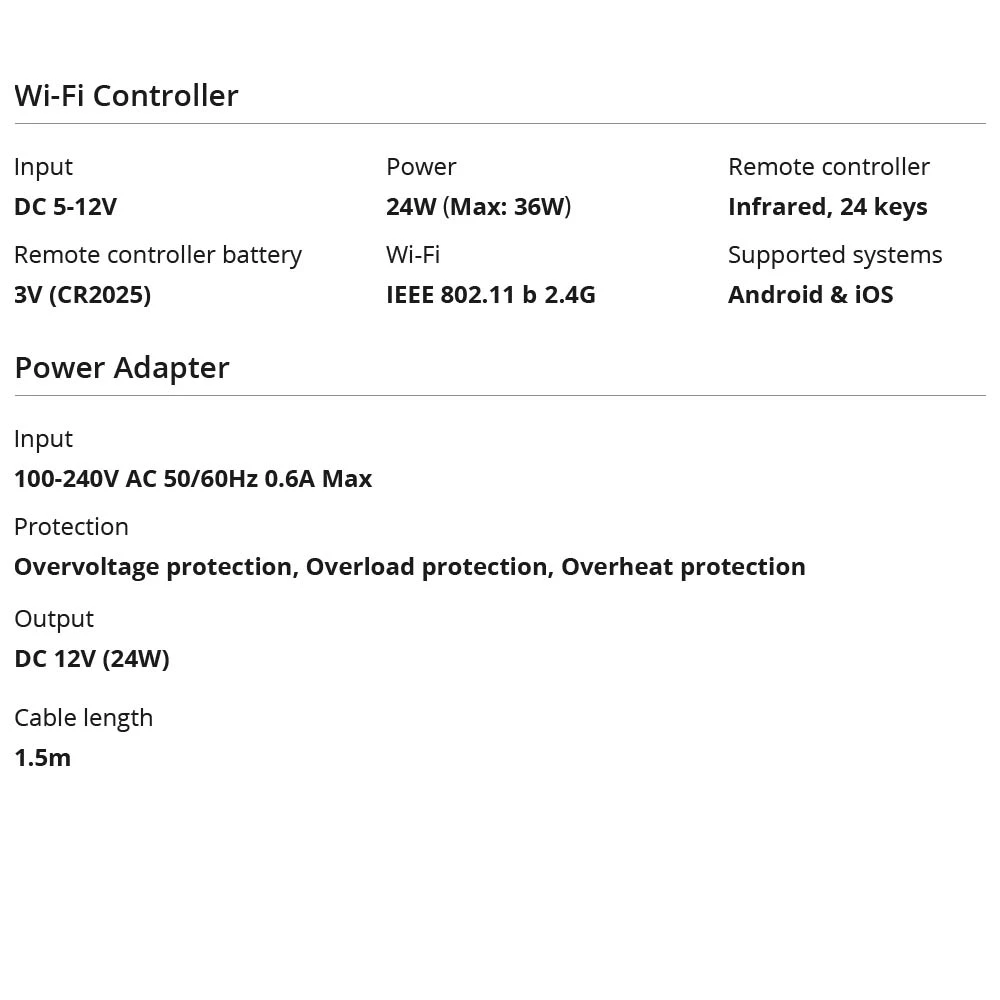 SONOFF L2 Lite 5 méteres okos WiFi LED szalag távirányítóval és appal