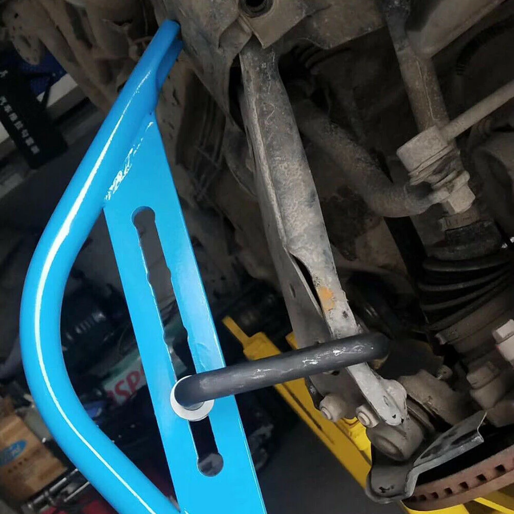 Detalle de la varilla de separación para reparación de suspensión automotriz