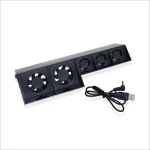 Ventilador refrigeración PS4 externo Turbo Cooler instalado en consola Playstation 4