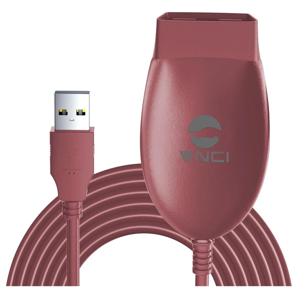 Cable VNCI J2534 Nano con conectores para diagnóstico y reprogramación