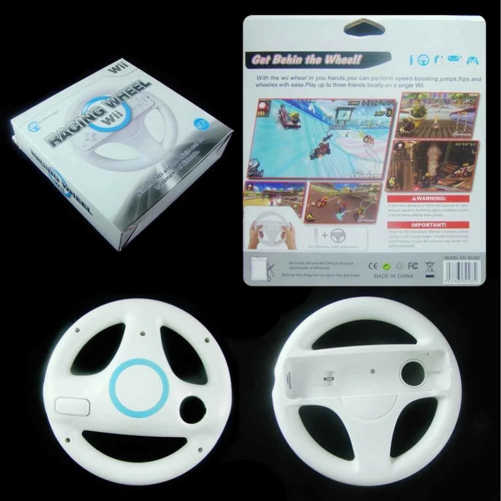 Wiimote kormánykerék Wii Wheel – pontos vezérlés Wii vezetési játékokhoz
