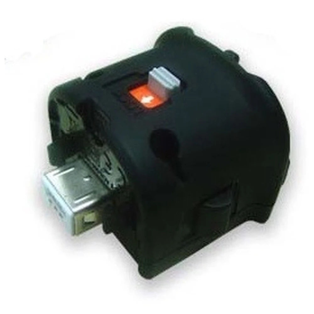 Wii Motion Plus kompatibilis fekete Wii kontrollerhez