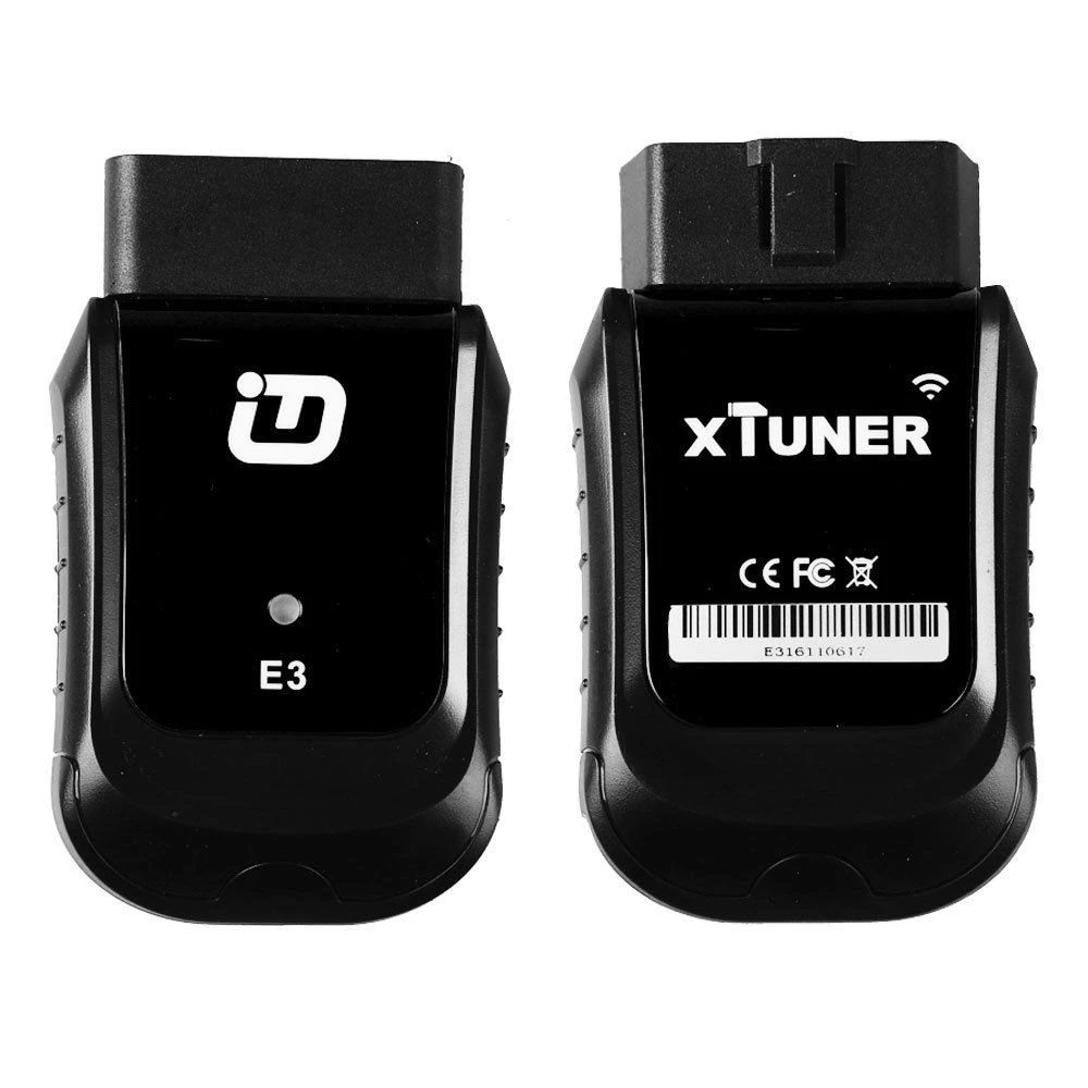 Vista frontal del Xtuner E3 OBDII sistema diagnostico inalámbrico